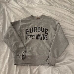 Gray Champion Sweatshirt Purdue University Fort Wayne - Women’s Size Small